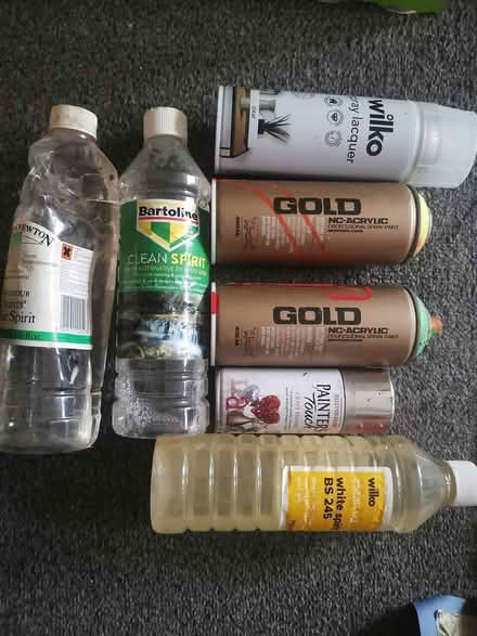 Photo of free Old spay paint and white spirit (Walsall) #1