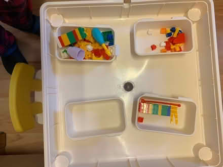 Photo of free Childs lego table and chair (7 Pilton Park, Edinburgh) #4