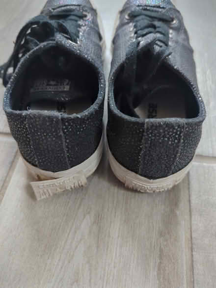 Photo of free Black glitter Converse trainers (Bare, LA4) #2
