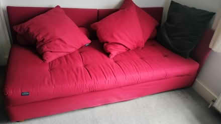 Photo of free Red sofa (N2 9HN) #1