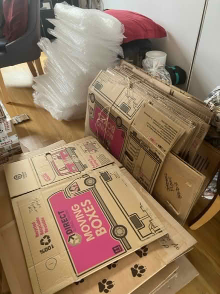 Photo of free Moving Boxes & Bubblewrap (TR11) #1