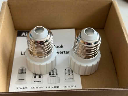 Photo of free E27 to GU10 Bulb Converters (West Hendon NW9) #1