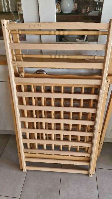 Photo of free Wooden cot and mattress (Ilsington TQ13) #1