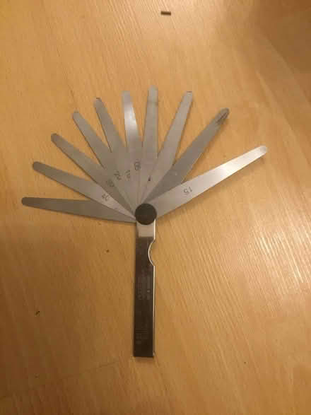 Photo of free 10 blade feeler gauge .05 to .80 mm (B62 near Blackheath) #1