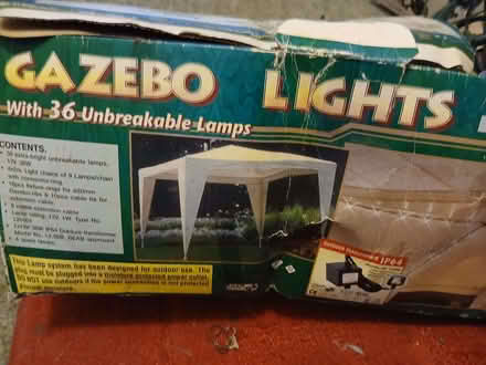 Photo of free Gazebo lights (Copthorne SY3) #2