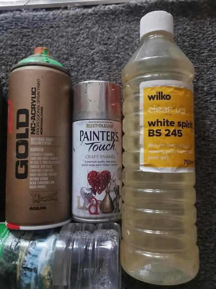 Photo of free Old spay paint and white spirit (Walsall) #2