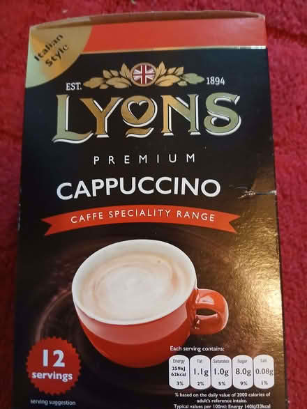 Photo of free Box of cappuccino sachets (Copthorne SY3) #1