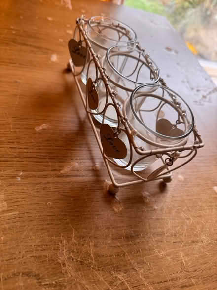 Photo of free Love heart candle holder set (Hemel Hempstead HP2) #1