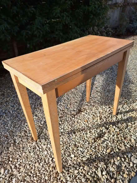Photo of free small wooden folding table (Oxford OX3) #1