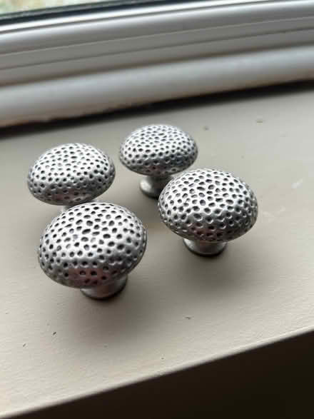 Photo of free Metal cupboard door knobs 2x4 (Norton LD8) #1
