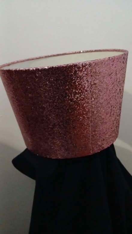 Photo of free pink glitter lampshade. (Romford RM1) #1