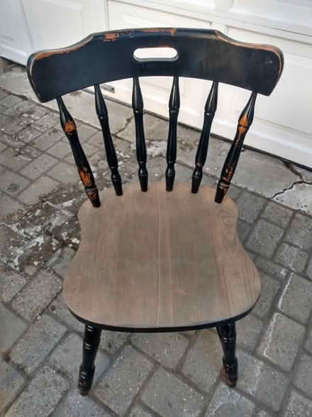 Photo of free 3 Wood Chairs (Near Baseline Rd. & Clyde Ave.) #3