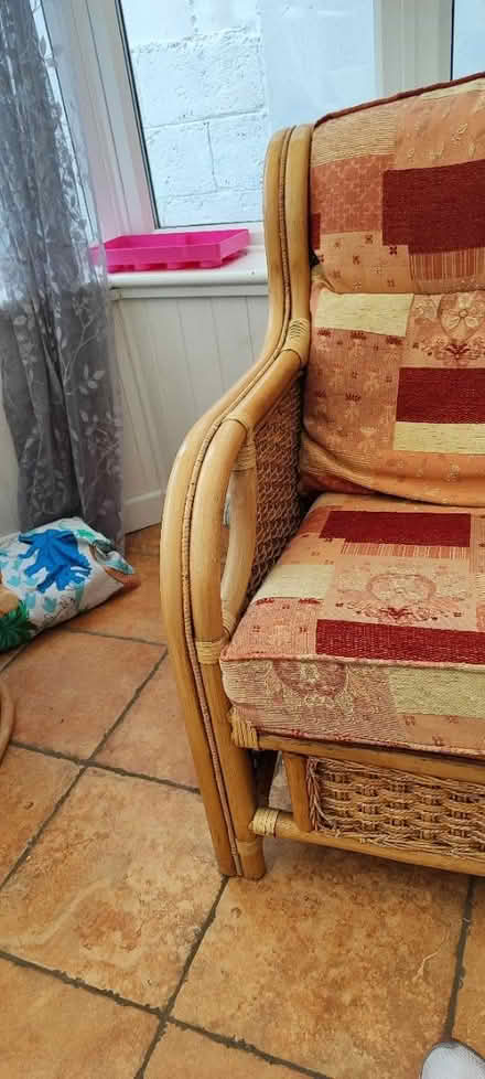 Photo of free Old wicker chairs. One swivel (Dublin 12) #3