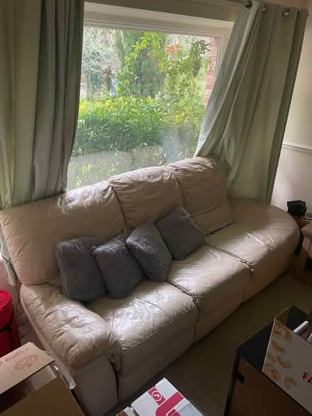 Photo of free Cream couch (Frimley Ward GU16) #1