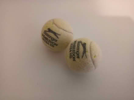 Photo of free Two yellow tennis balls - old (Westbury Fields BS9) #2