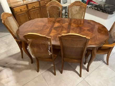 Photo of free Dining table and 6 chairs (Hampden Park BN22) #1