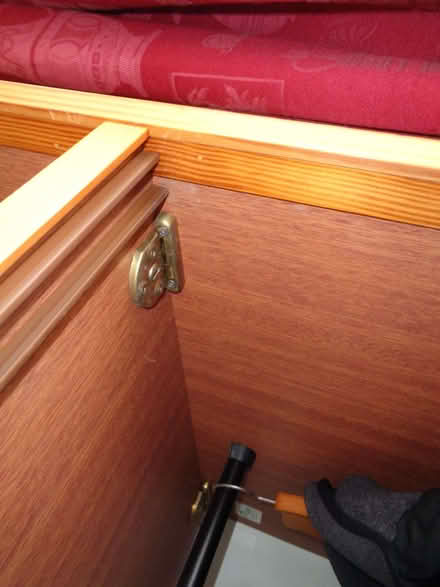 Photo of free Tall pine veneer double wardrobe (Ashton Hayes CH3) #4