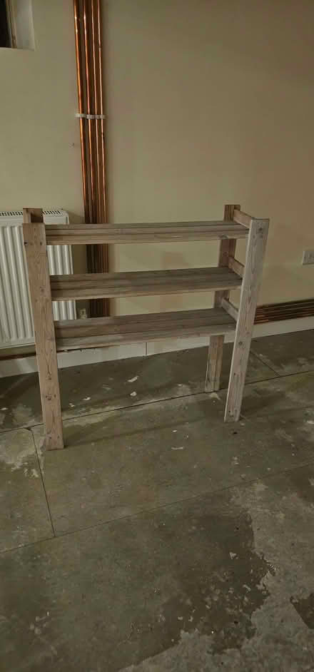 Photo of free Wooden shelves (Meifod SY22) #1