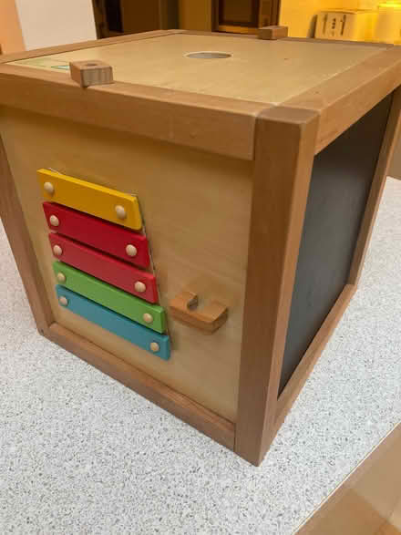 Photo of free Children’s wooden activity cube (Woodford IG8) #2