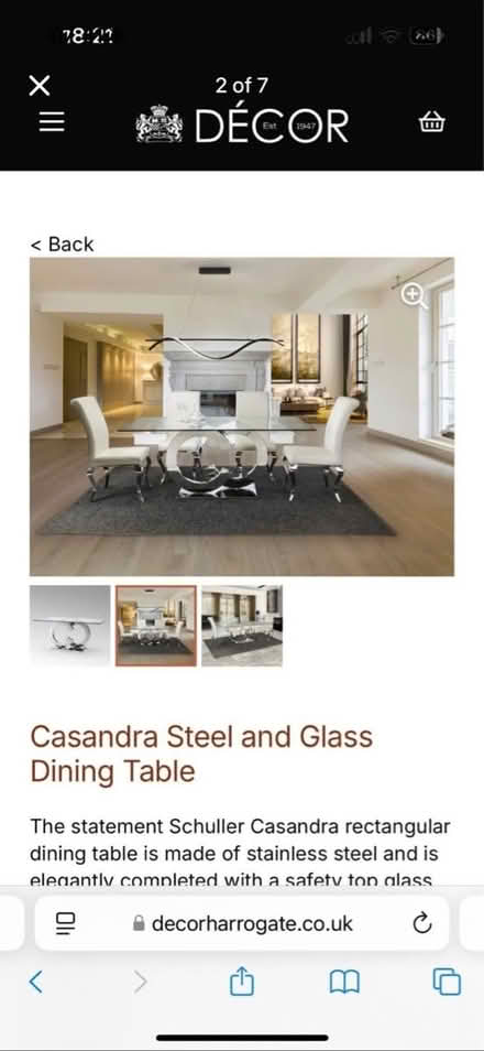 Photo of free Beautiful glass dinning table (Stevenage) #4