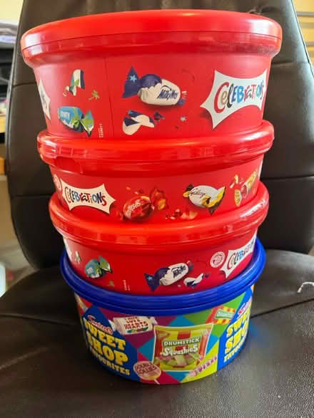 Photo of free Empty Chocolate Tubs (MK42 Elstow) #1