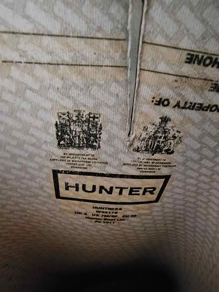 Photo of free Hunter wellies size 6 (East Kilbride G74) #4