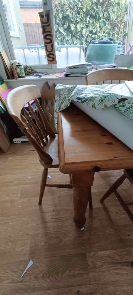 Photo of free Dining table wood (Kettering NN15) #2