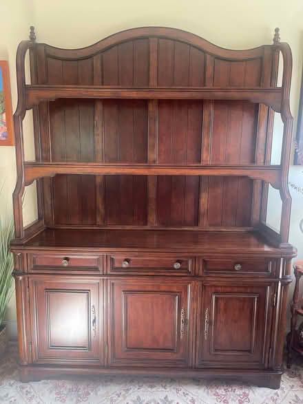 Photo of free Wooden Buffet w/ Removable Hutch (San Anselmo / Sequoia Park) #1