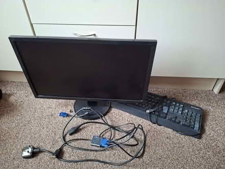 Photo of free 24" Monitor and keyboard (Marston Green B37) #1