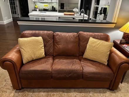 Photo of free Leather couch (Evanston) #1