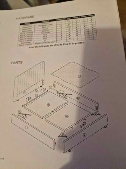 Photo of free Furniture village Alves boarded top gas lift frame (Lindfield RH16) #3