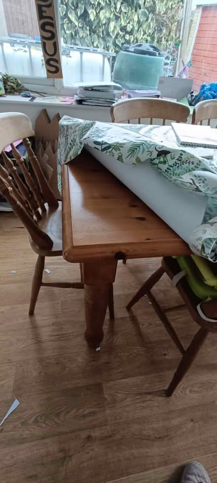 Photo of free Dining table wood (Kettering NN15) #3