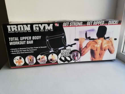 Photo of free 'Iron Gym' upper body workout bar (Bradleys Both BD20) #1