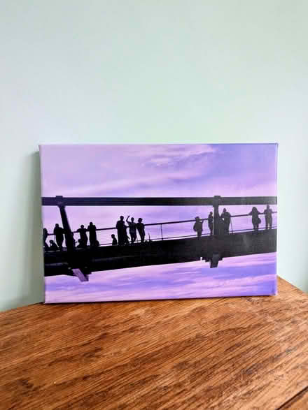 Photo of free Original photo canvas of Millennium Bridge London. (Titness Park SL5) #2