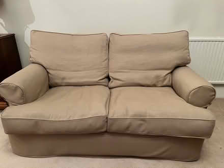 Photo of free Beige feather sofa - 2 seater (Moseley B13) #4