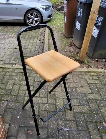 Photo of free Folding high stool (Oaklands nr Welwyn AL6) #1