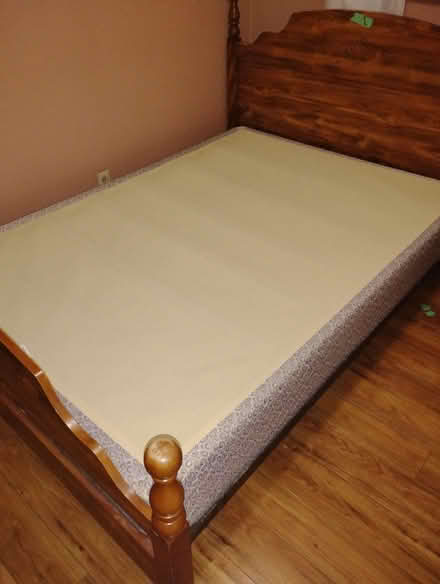 Photo of free Full Size Bed Frame & Boxspring (North End) #1