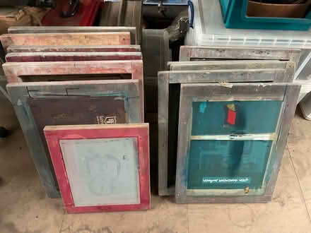 Photo of free used screens for screen printing (Shipley BD17) #1
