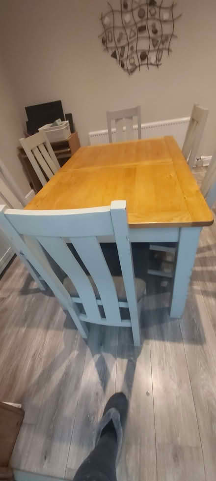 Photo of free Dining table + 6 chairs (Moston CH2) #2