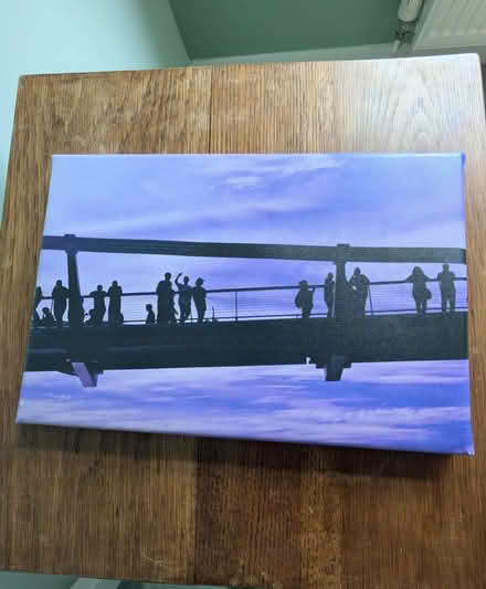 Photo of free Original photo canvas of Millennium Bridge London. (Titness Park SL5) #4
