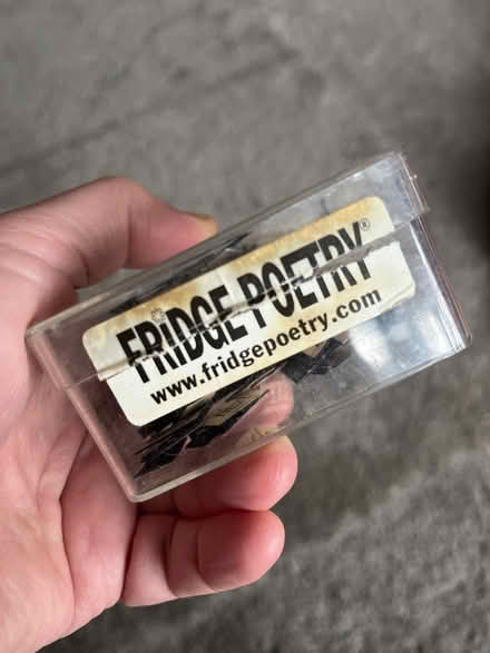 Photo of free Fridge poetry fridge magnets (Cheylesmore CV3) #3