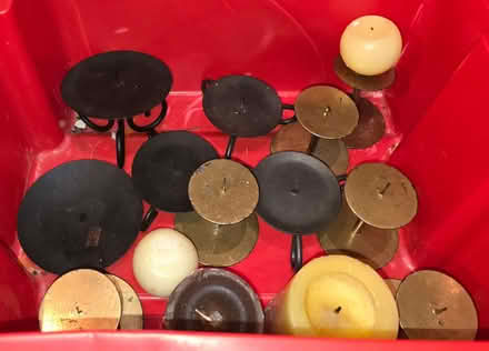 Photo of free Various candle holders and a few candles (Attleborough NR17) #1