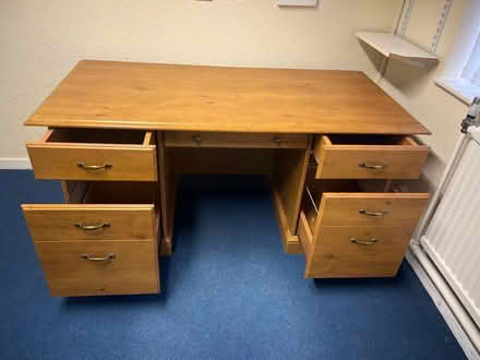 Photo of free Wooden Office Desk (Penwortham PR1) #2