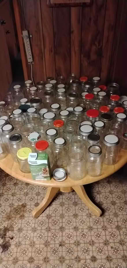 Photo of free Tons of Assorted Jars and Lids (North End) #1