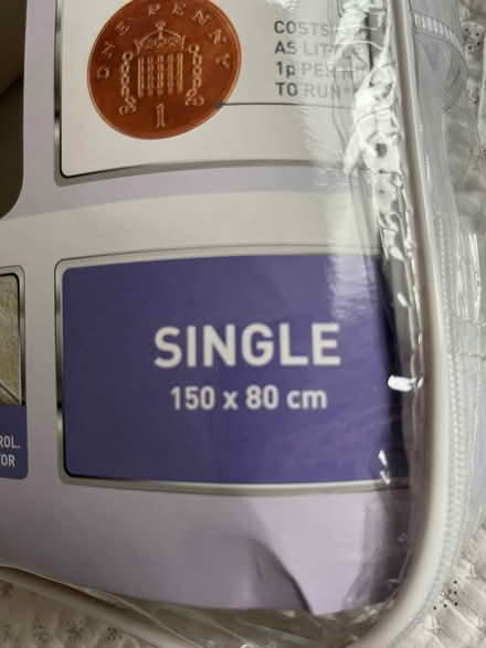 Photo of free Dreamland Fleece Electric Blanket - Single Bed (Fairfield Park) #2