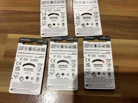 Photo of free Hearing aid batteries (Stanwell Village TW19) #1