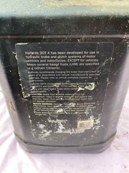 Photo of free Brake and clutch fluid (Gorse Hill GU22) #2