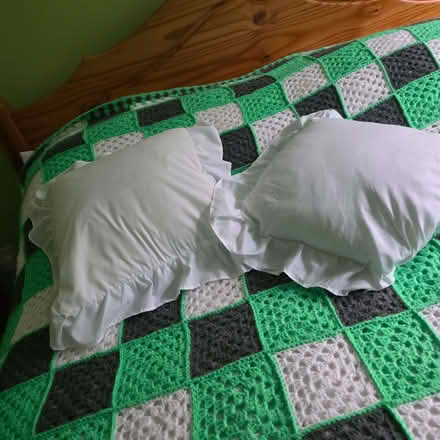 Photo of free 2 small bed decorative cushions (Clive Vale TN35) #2