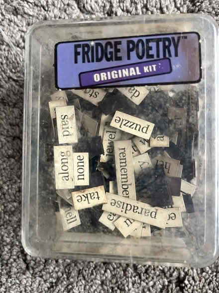 Photo of free Fridge poetry fridge magnets (Cheylesmore CV3) #2