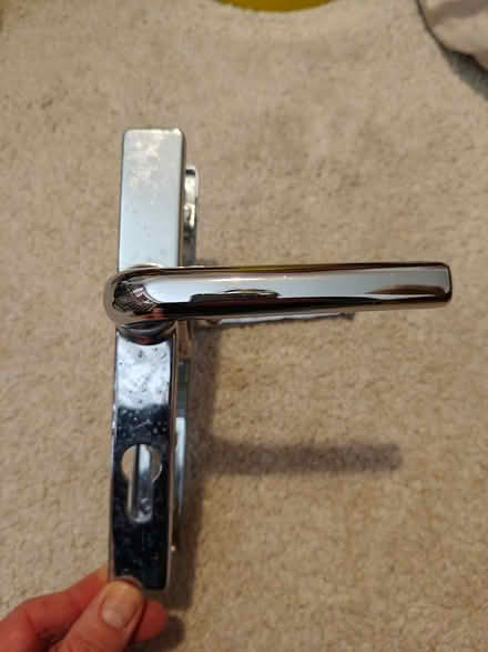 Photo of free Chrome door handle (Manor Farm BS10) #1